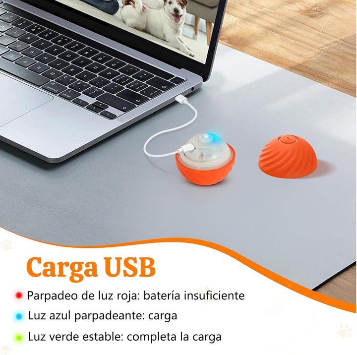 Bola Interactiva Inteligente Recargable (Perros y Gatos)