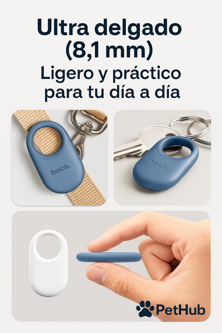 Tag compatible con Apple Find My para collar de mascota (sin suscripción) | PetHub